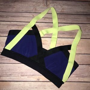 Aritzia Intimates & Sleepwear - Aritzia Community Rasa Sports Bra Blue Black Neon Aritzia Intimates & Sleepwear - Aritzia Community Rasa Sports Bra Blue Black Neon